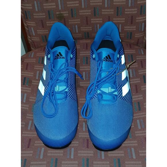 New Adidas The Road Shoes Men's Size 10.5 Blue Rush Cycling Road Shoes GY6829 - Picture 8 of 9